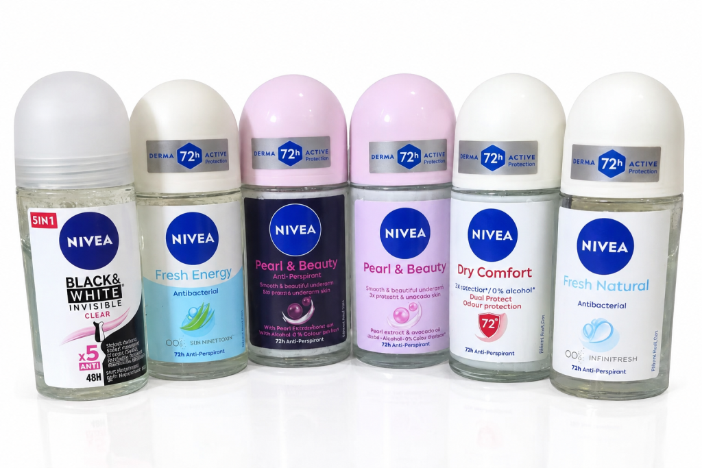 مام های دئودورانت ضد تعریق زنانه نیوآ NIVEA در رایحه های متنوع و حجم ۵۰ میلی لیتر