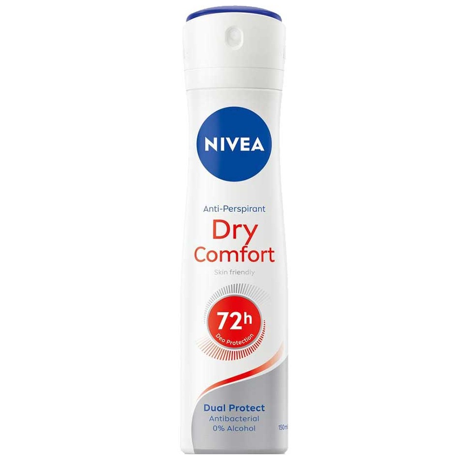 اسپری دئودورانت زنانه نیوا مدل Dry Comfort 72H