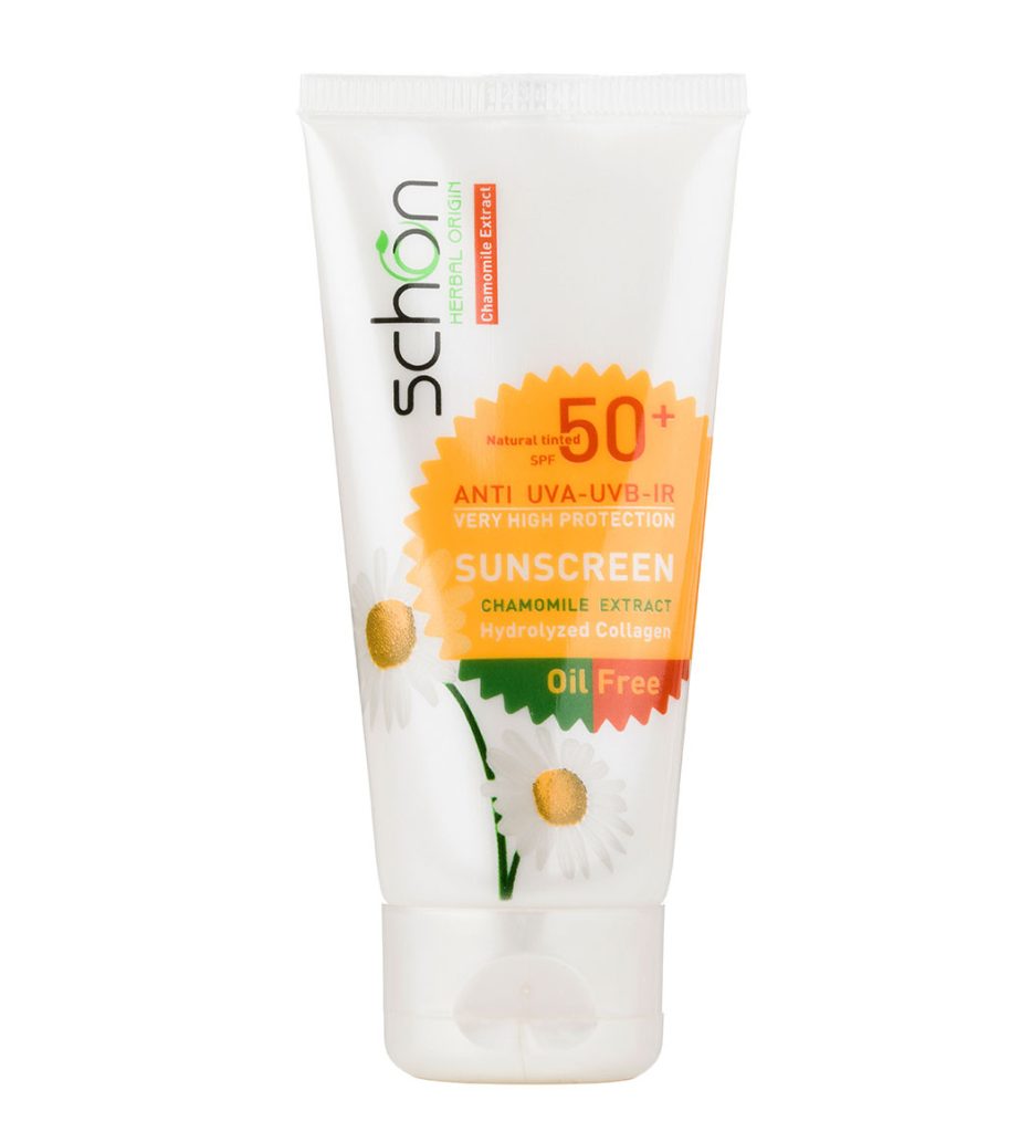 کرم ضد آفتاب با رنگ طبیعی شون فاقد چربی و SPF50 حجم ۵۰ میلی لیتر