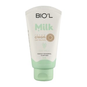 کرم مرطوب کننده دست و صورت بیول مدل Oat Milk حاوی پروتئین شیر و جو دوسر حجم 70 میلی لیتر