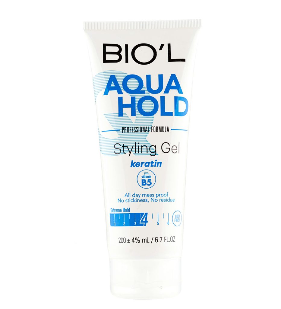 ژل حالت دهنده مو تیوپی بیول حاوی کراتین مدل Aqua Hold حجم 200 میلی لیتر