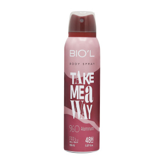 اسپری بدن مردانه بیول مدل Take Me Away حجم 150میلی لیتر